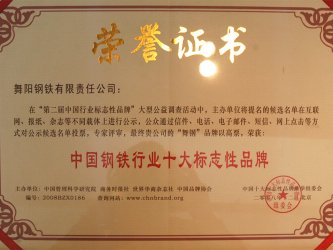 國內(nèi)鋼鐵行業(yè)十大標志性品牌